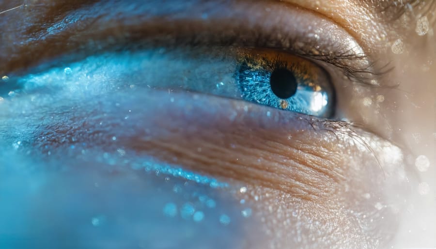 Person sitting contemplatively by window reflecting on mental health decisions